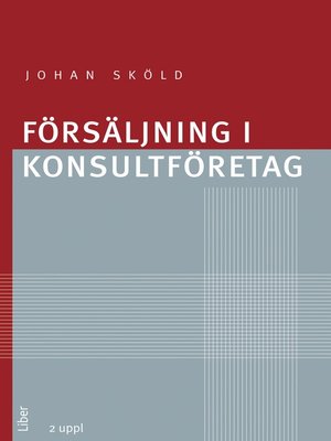 cover image of Försäljning i konsultföretag